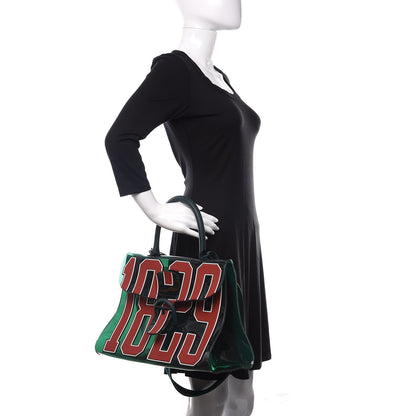 Delvaux PVC The Hero 1829 Brillant Satchel Vert 2 of 9