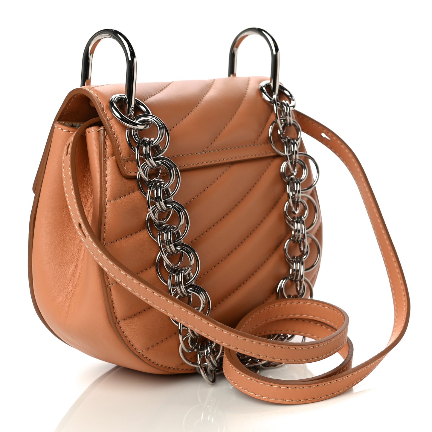Calfskin Quilted Mini Drew Bijou Shoulder Bag Blushy Pink