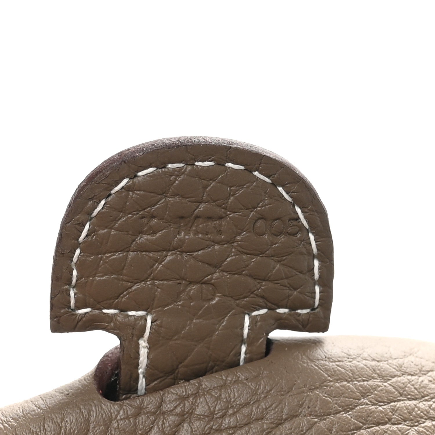 Hermes Taurillon Clemence Evelyne III PM Etoupe 7 of 11