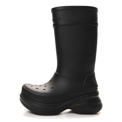 Balenciaga X CROCS Rubber Womens Rain Boots 41 Black 1 of 6