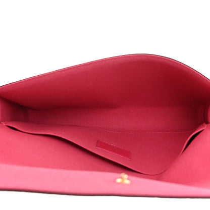Louis Vuitton Monogram 2021 Christmas Animation Hollywood Pochette Felicie Chain Wallet Fuchsia 7 of 14