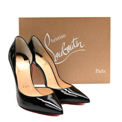 Christian Louboutin Patent Iriza 100 Pumps 36 Black 8 of 8