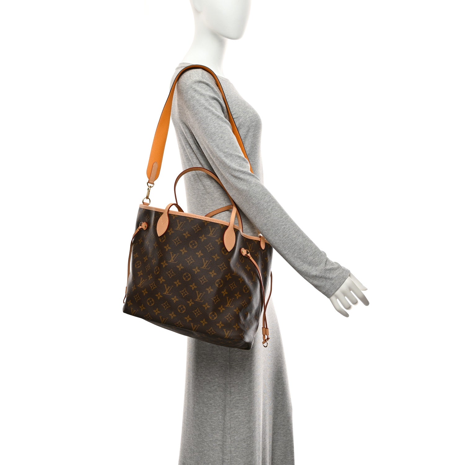 Louis Vuitton Monogram Inside Out Neverfull Bandouliere MM Jaune Safran 2 of 9