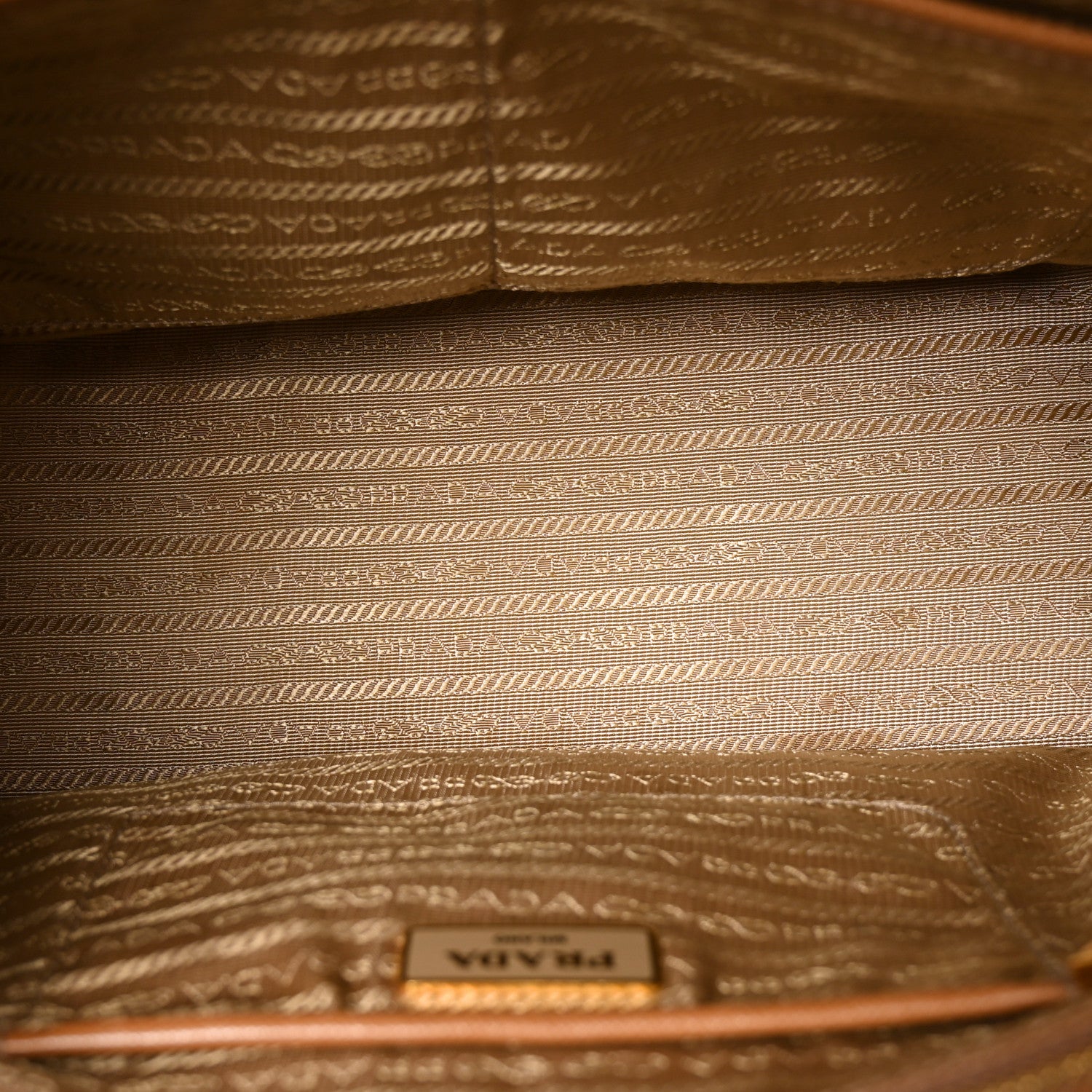 Prada Saffiano Medium Galleria Double Zip Tote Caramel 4 of 8