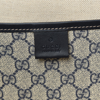 Gucci GG Plus Monogram Medium Signature Web Loop Tote Navy 6 of 9