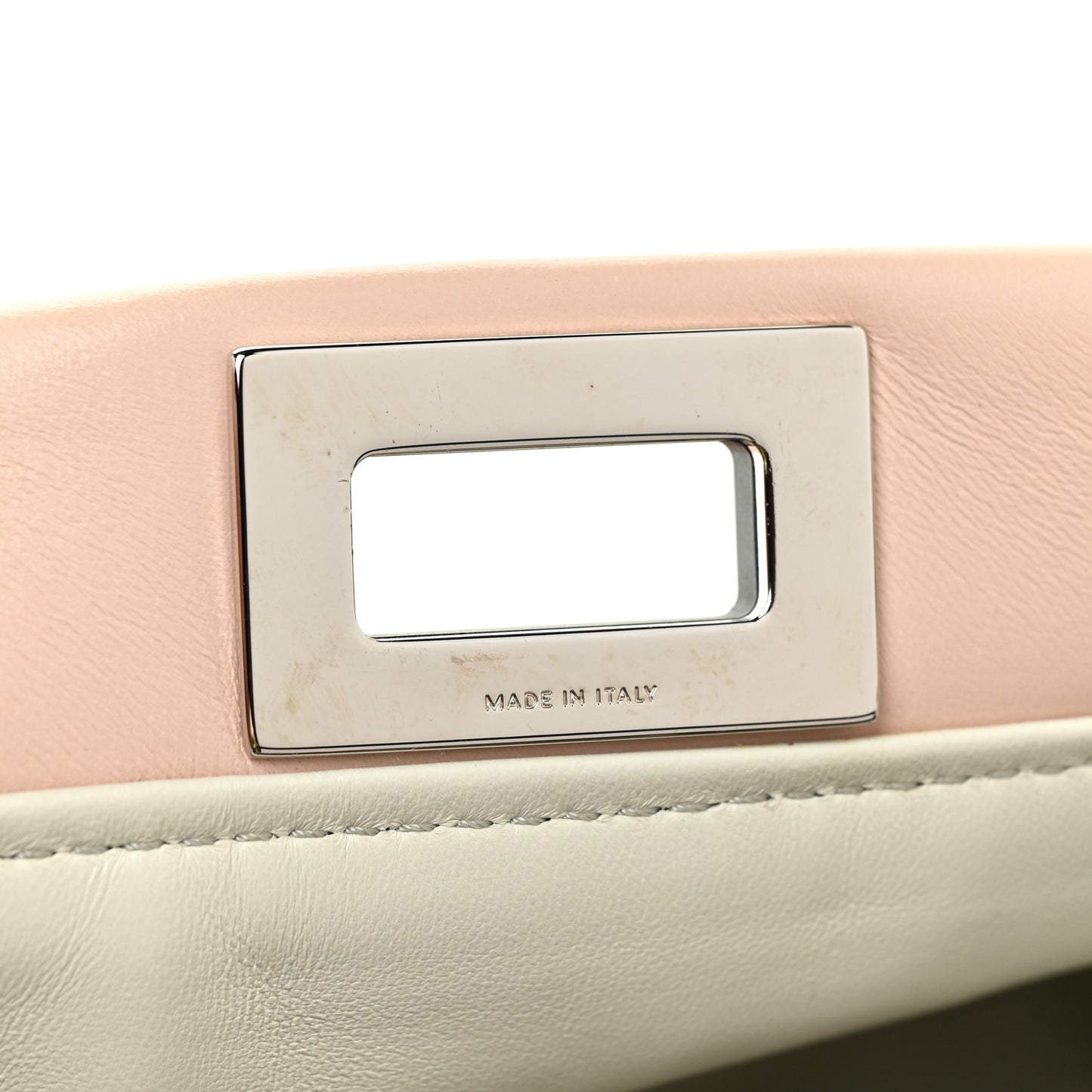 Nappa Colorblock Mini Peekaboo Iconic Satchel Soap Amazzonia Opal