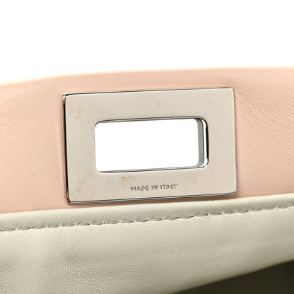 Fendi Nappa Colorblock Mini Peekaboo Iconic Satchel Soap Amazzonia Opal 8 of 15
