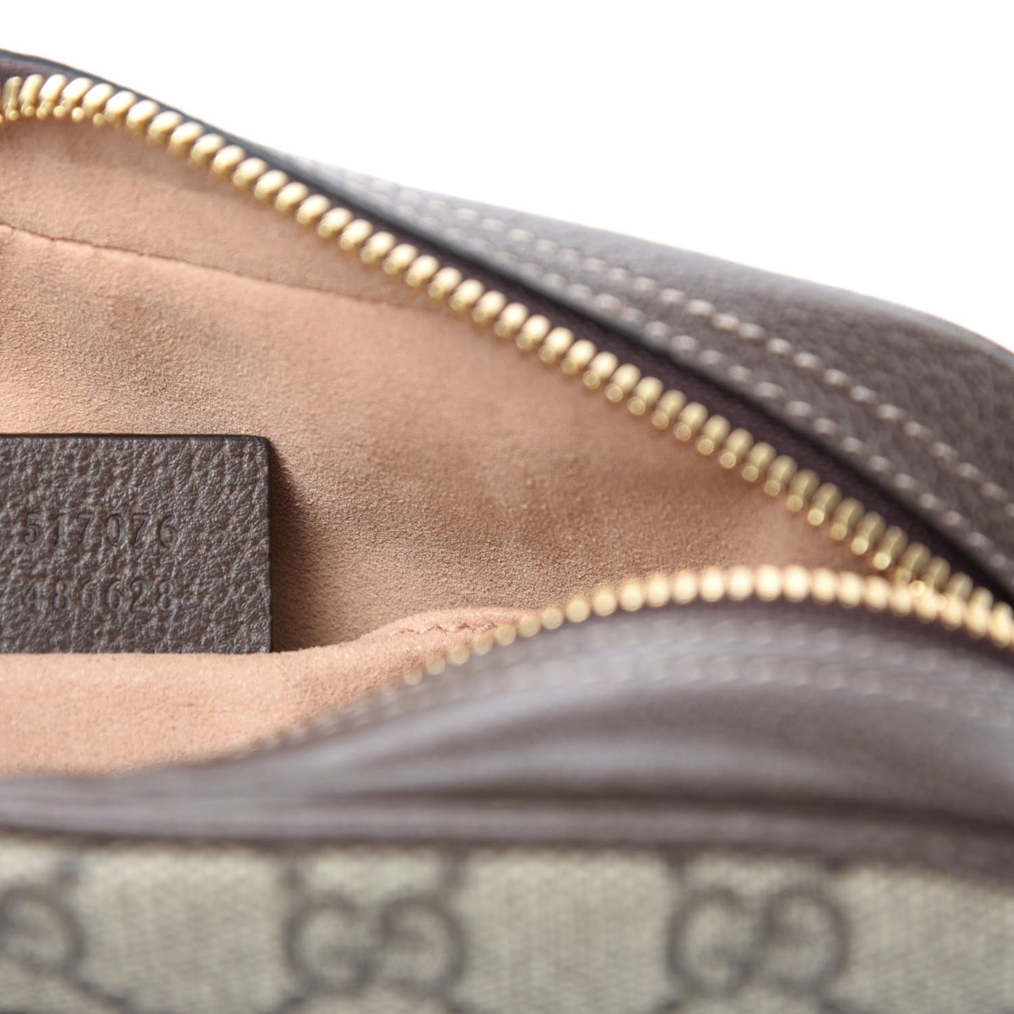 GG Supreme Monogram Web Small Ophidia Belt Bag 85 34 Dark Brown