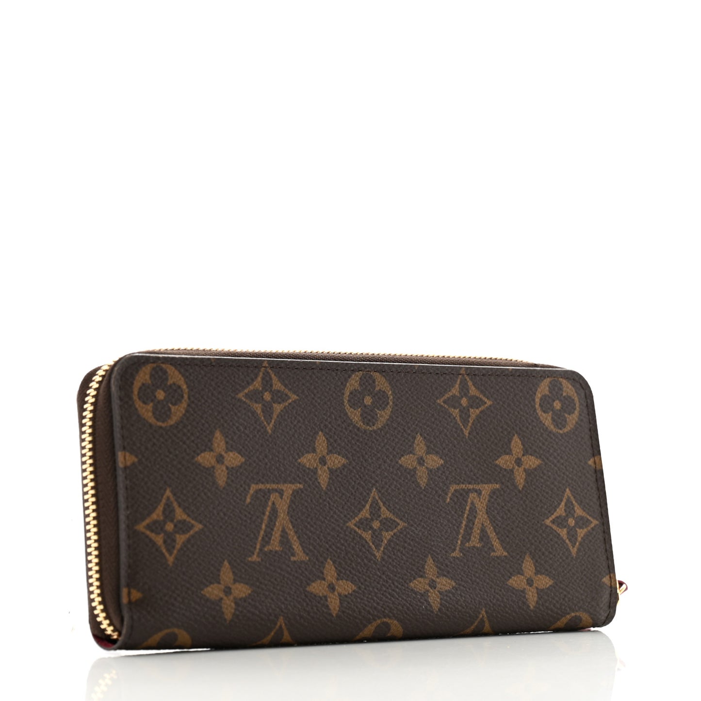 Monogram Clemence Wallet Fuchsia