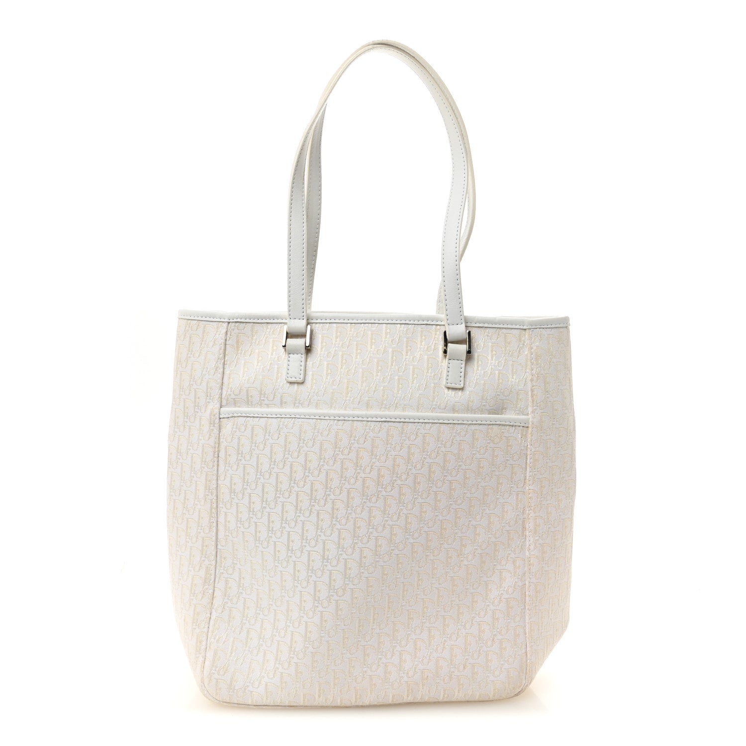 Christian Dior Monogram Tote White 1 of 12
