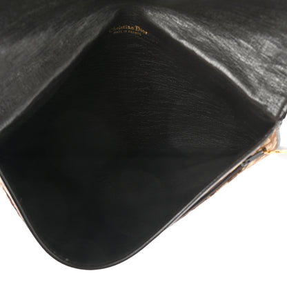 Christian Dior Monogram Pouch Clutch Brown 5 of 10