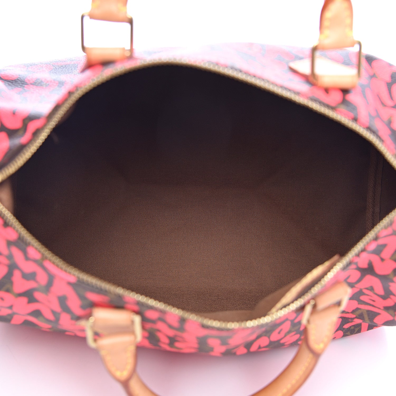 Louis Vuitton Monogram Graffiti Speedy 30 Fuchsia 5 of 13