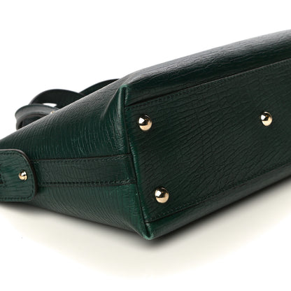 Gucci Textured Calfskin Small Boston Green 9 of 16