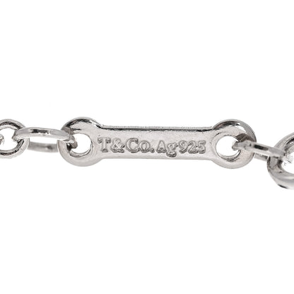 Tiffany Sterling Silver Paloma Picasso Olive Leaf Heart Bracelet 3 of 5