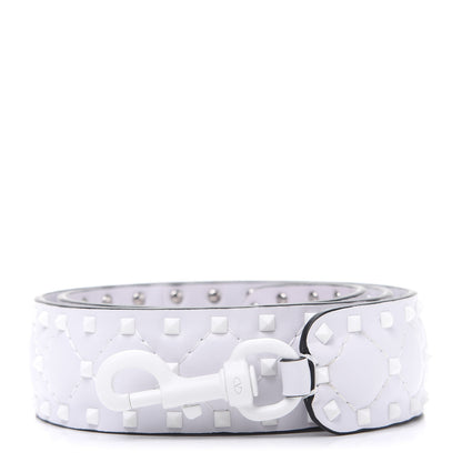 Valentino Garavani Lambskin Free Rockstud Spike Shoulder Strap Optic White 1 of 4