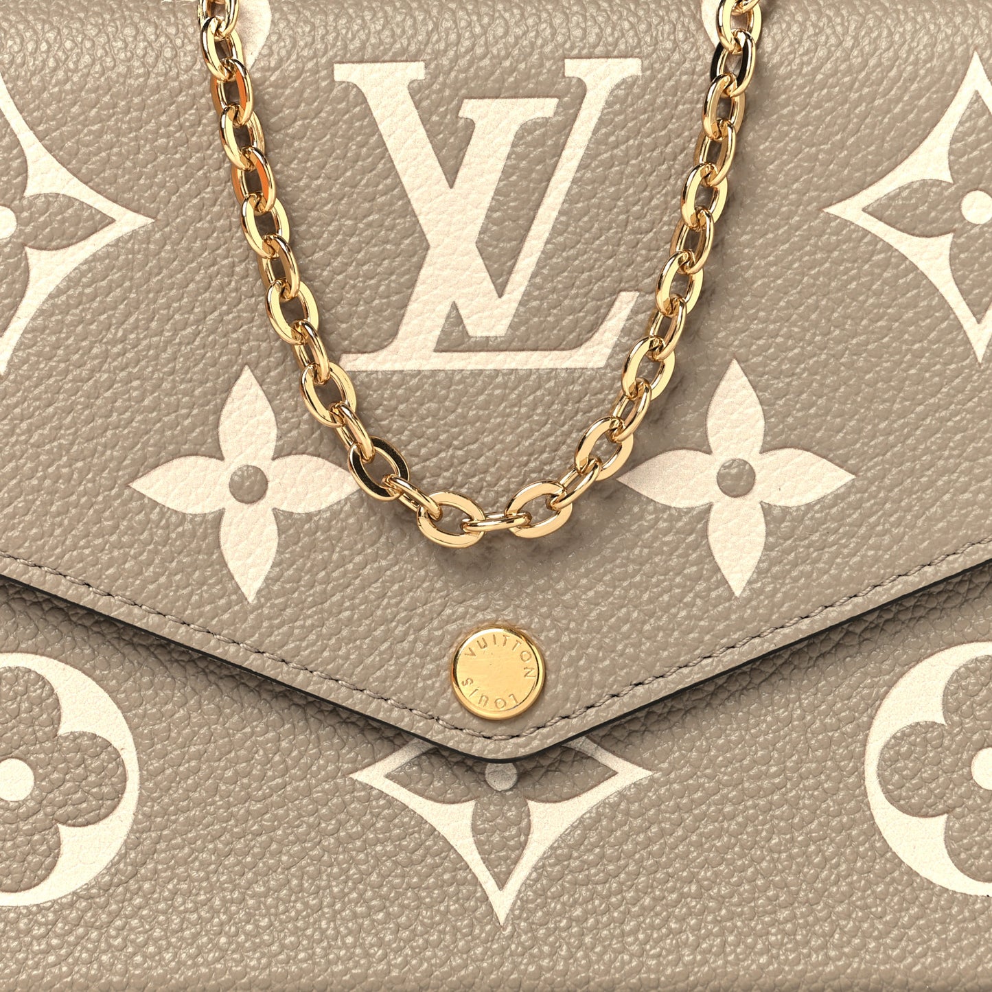 Empreinte Monogram Giant Felicie Pochette Tourterelle Creme