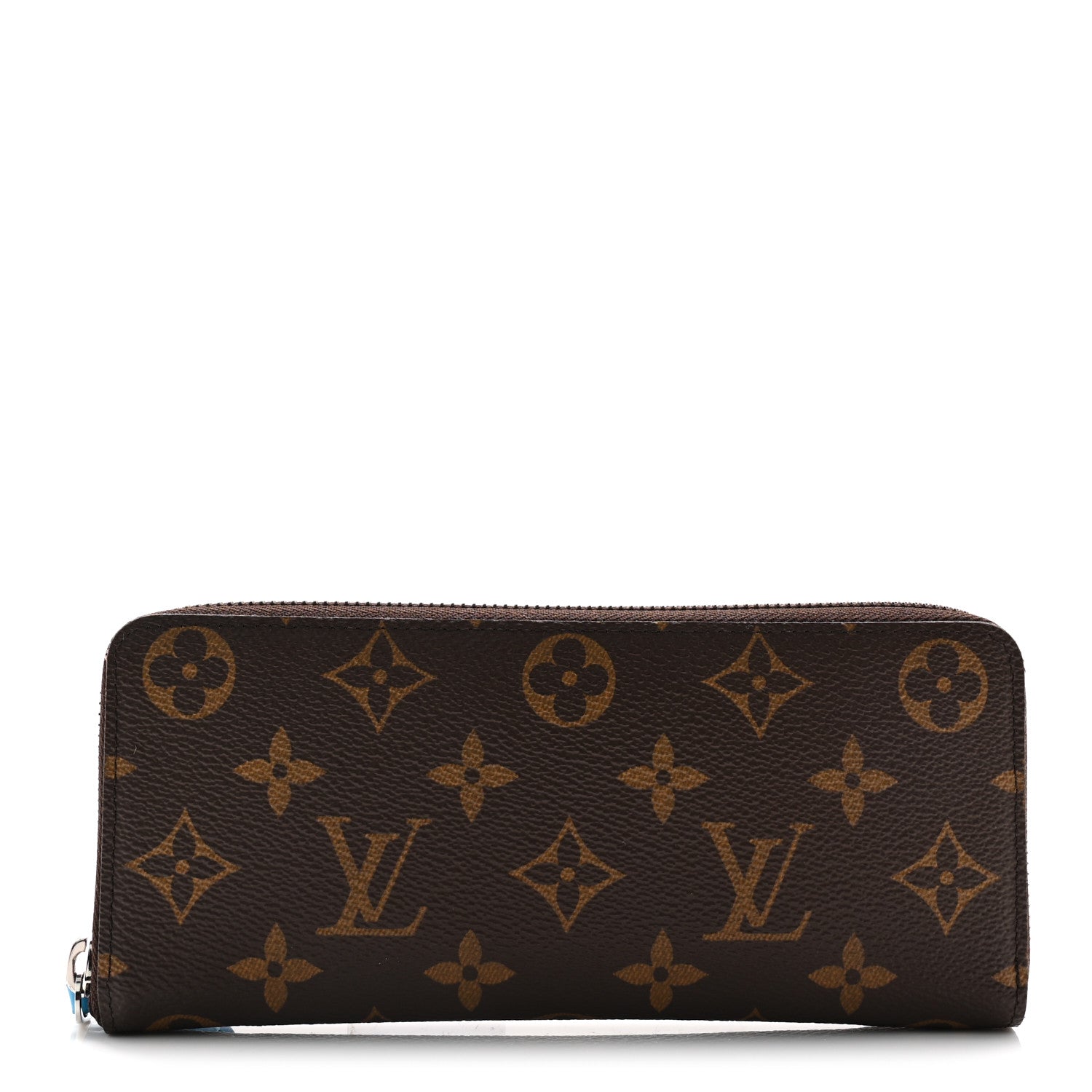 Louis Vuitton Monogram Clemence Wallet Blue 1 of 8
