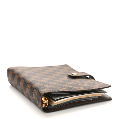Louis Vuitton Damier Ebene Medium Ring Agenda Cover 7 of 9