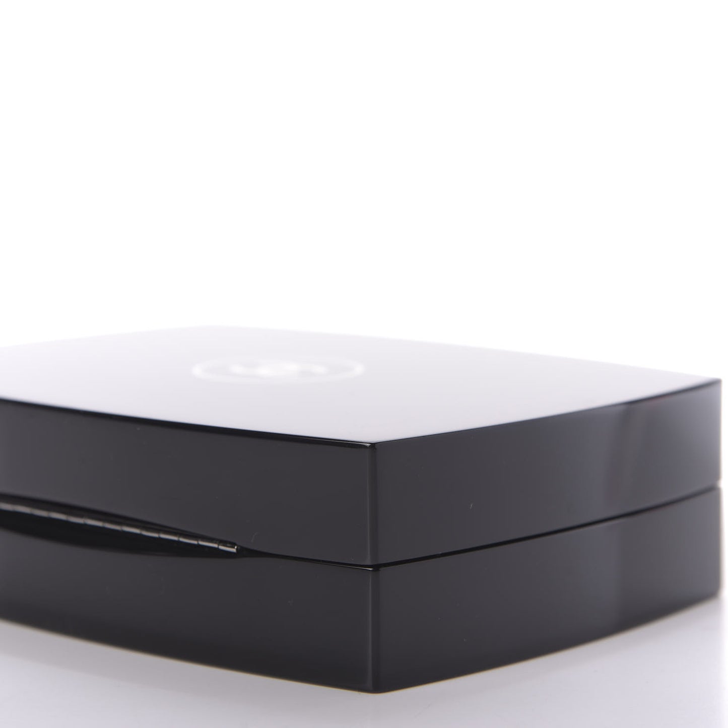 Plexiglass Compact Box Clutch Black