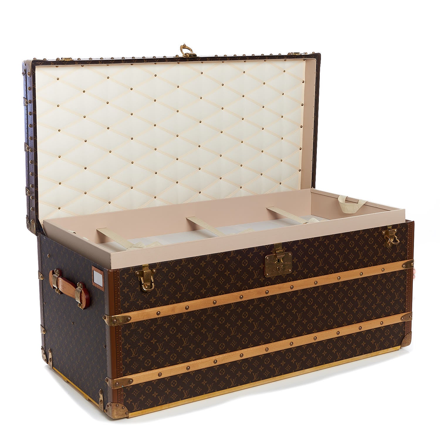 Louis Vuitton Monogram Malle Courrier Lozine Trunk 110 45 of 76