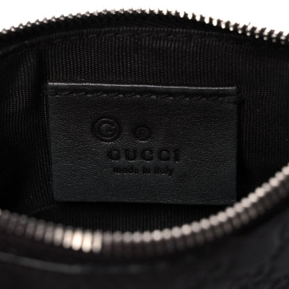 Gucci Microguccissima Key Ring Coin Case Black 6 of 12
