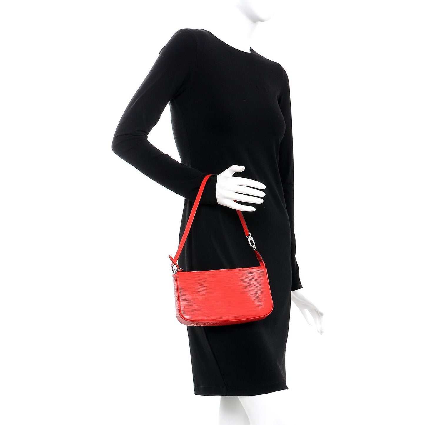 Epi Pochette Accessories NM Coquelicot
