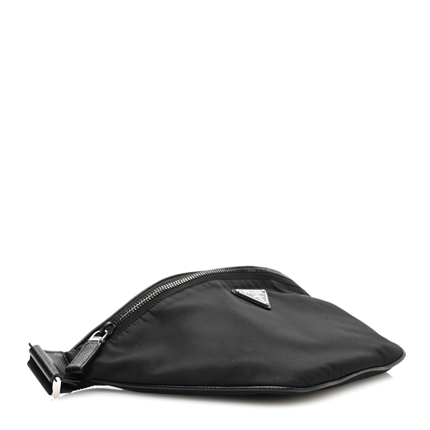 Re-Nylon Saffiano Belt Bag Black