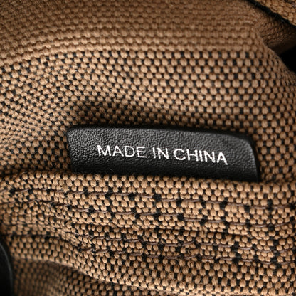Burberry Canvas Mega Check Medium Ashby Hobo Black 7 of 11