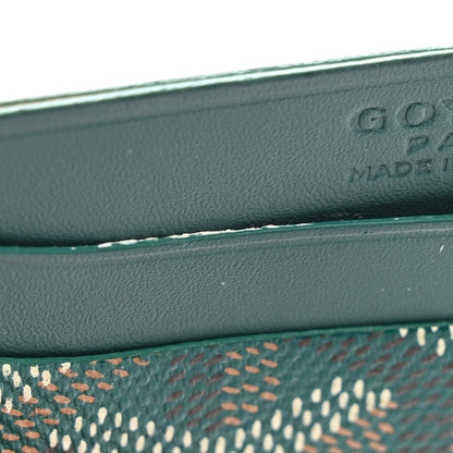 Goyard Goyardine Saint Sulpice Card Holder Green 8 of 9