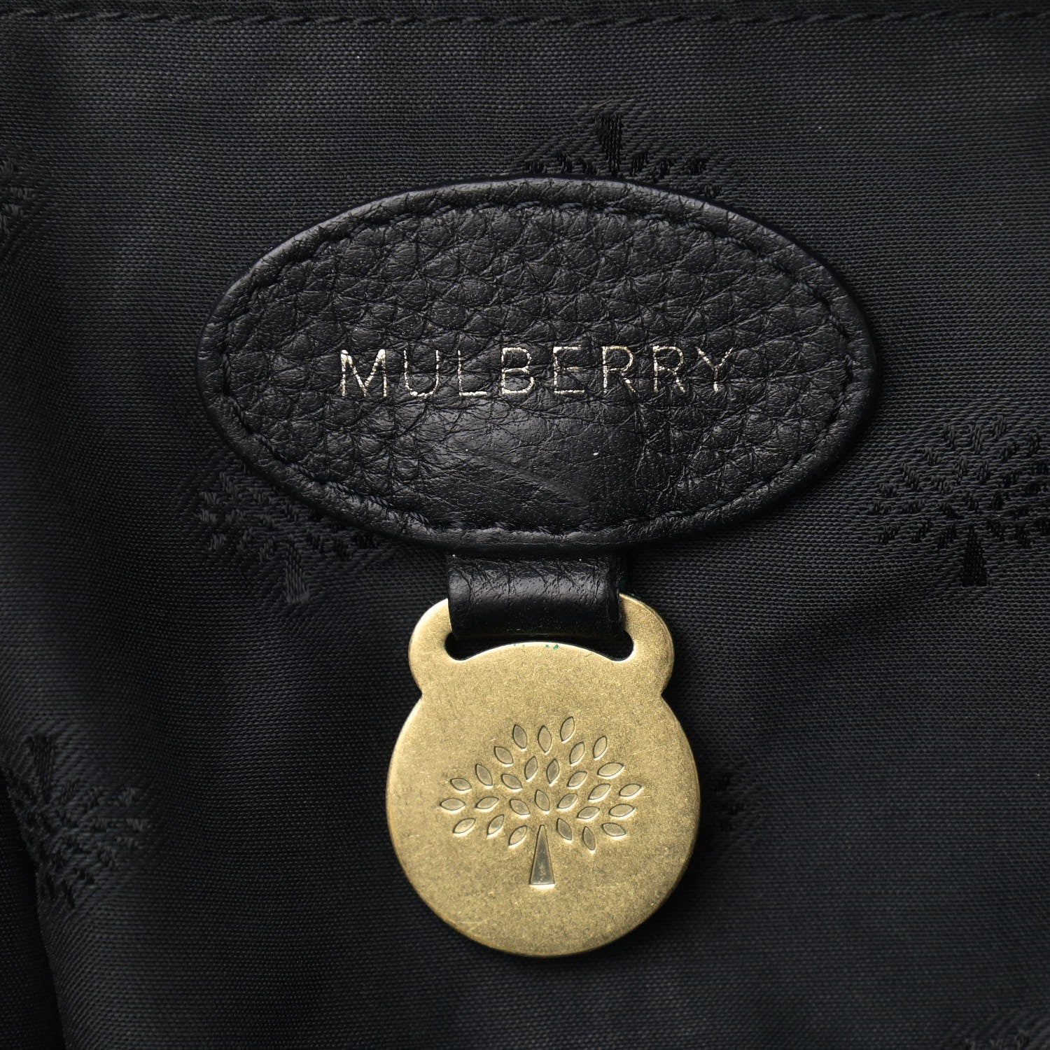 Mulberry Pebbled Calfskin Effie Tote Black 6 of 14