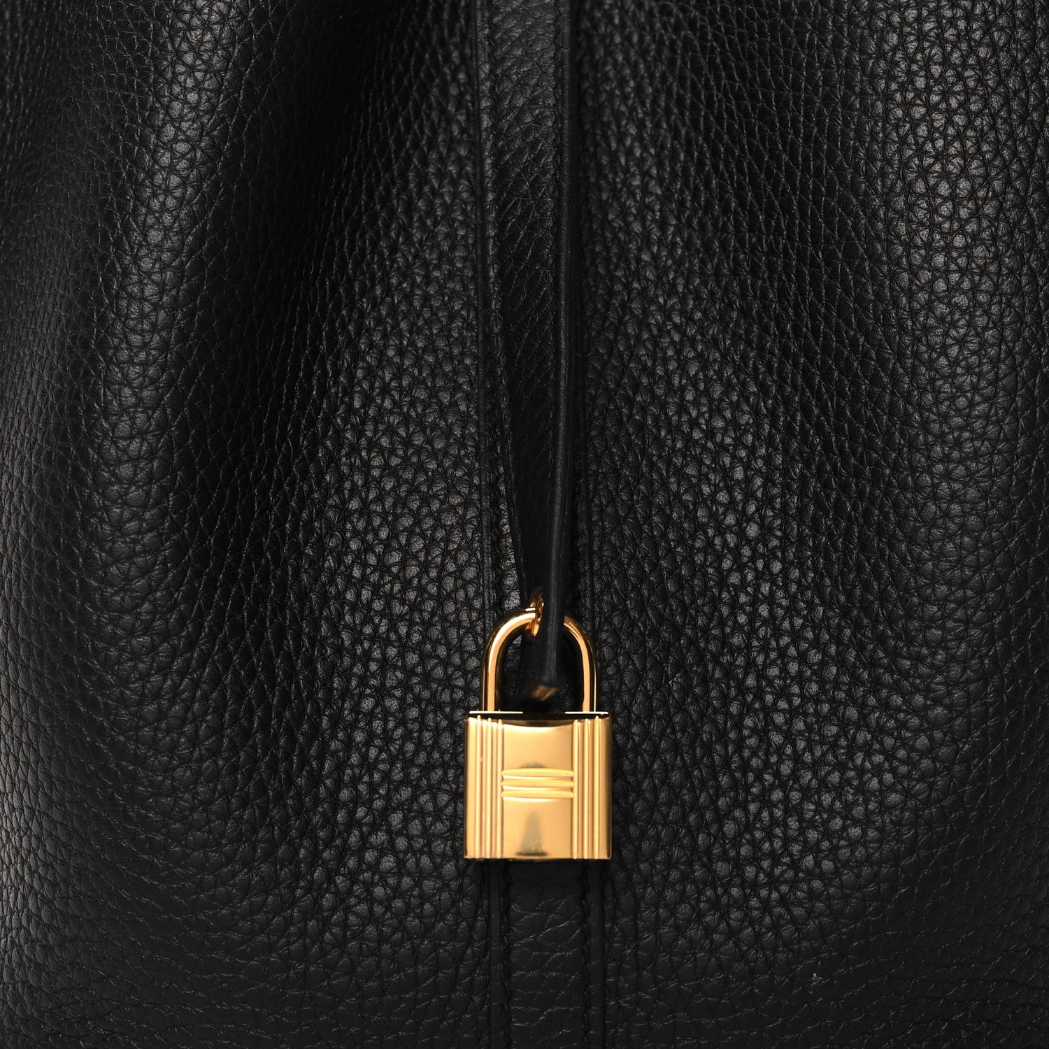 Hermes Taurillon Clemence Picotin Lock 22 MM Black 8 of 13