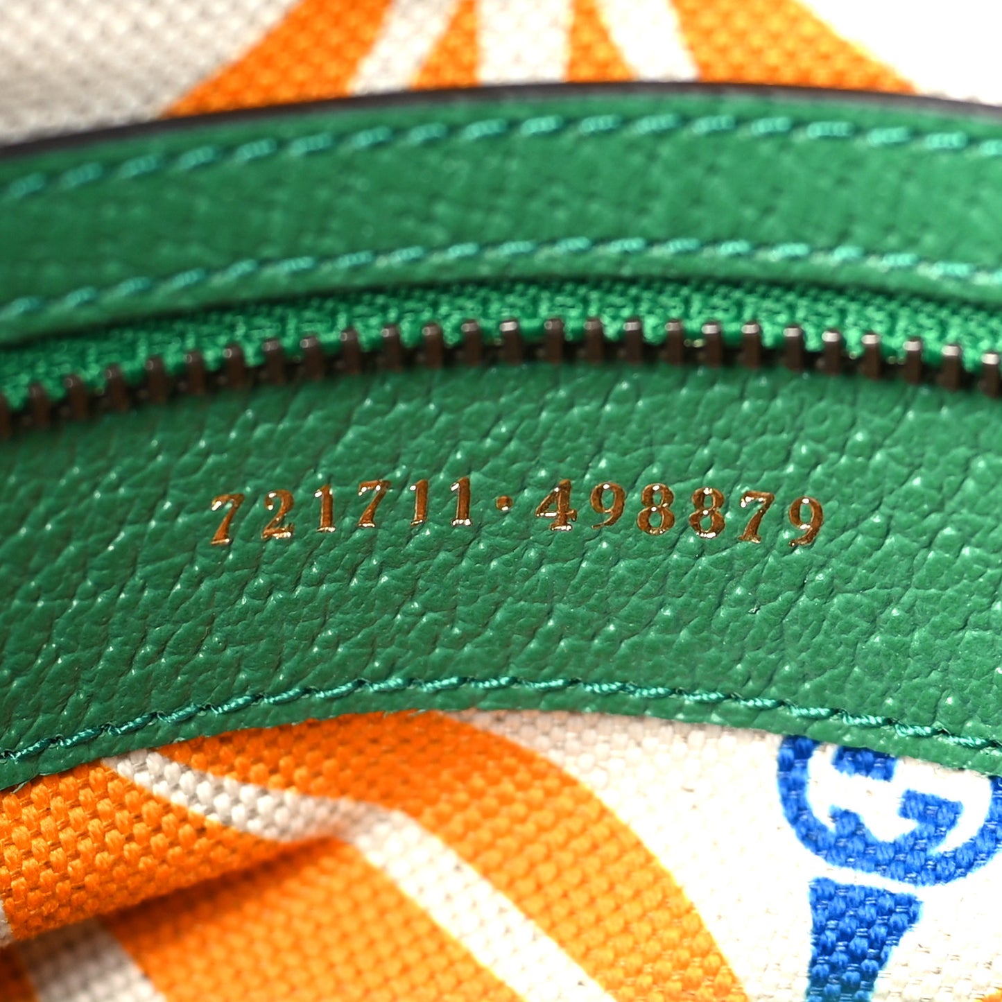 X ADIDAS Textured Dollar Calfskin Trefoil Logo Embroidered Bucket Bag New Shamarock Off White