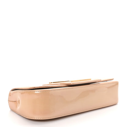 Louis Vuitton Patent Sobe Clutch Creme 4 of 10
