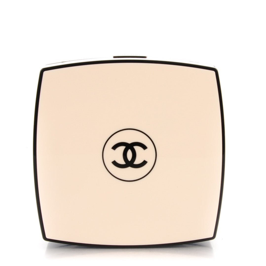 Plexiglass Compact Box Clutch Beige