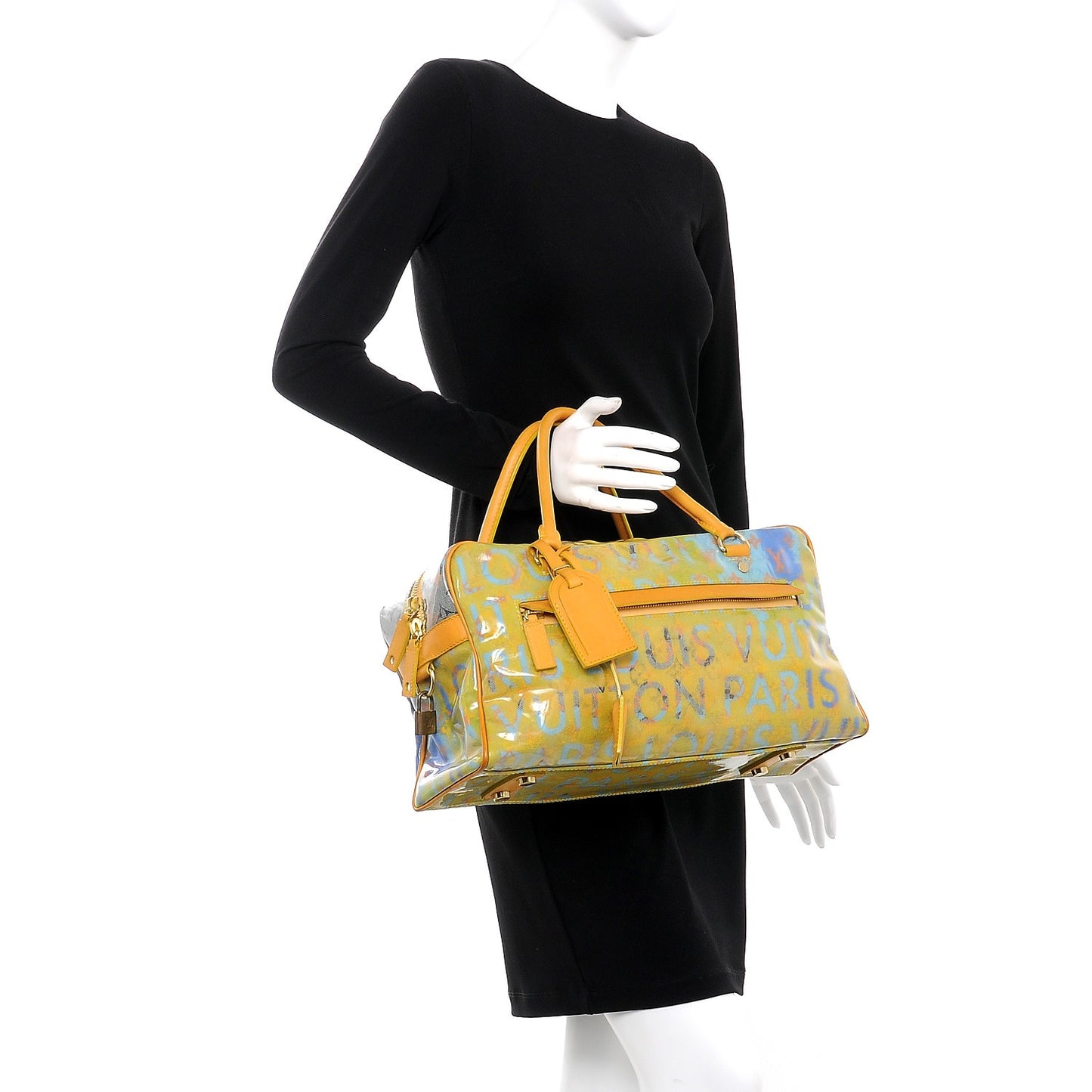 Monogram Pulp Defile Weekender PM Yellow