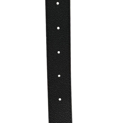 Louis Vuitton Calfskin Damier Ebene 25mm LV Iconic Reversible Belt 80 32 Black 4 of 5