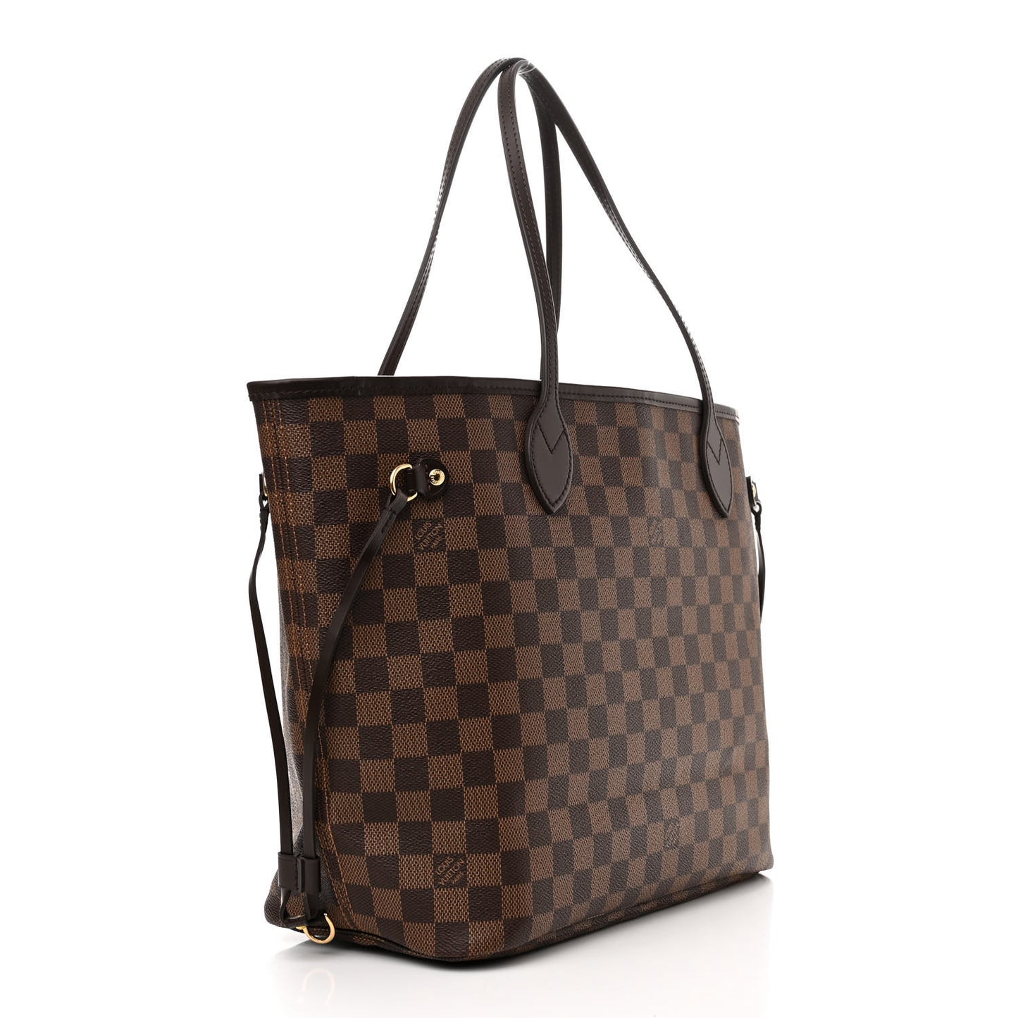 Damier Ebene Neo Neverfull MM Rose Ballerine