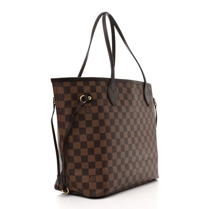 Louis Vuitton Damier Ebene Neo Neverfull MM Rose Ballerine 4 of 11