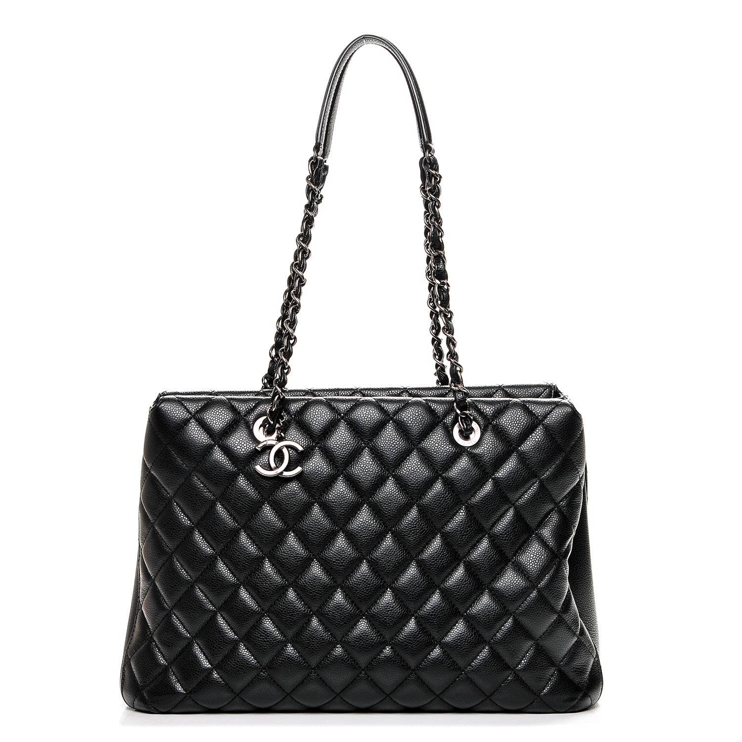 Chanel Caviar Quilted City Shopping Tote Black 1 of 7