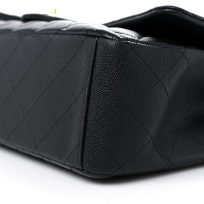Chanel Caviar Quilted Maxi Double Flap Black 9 of 13