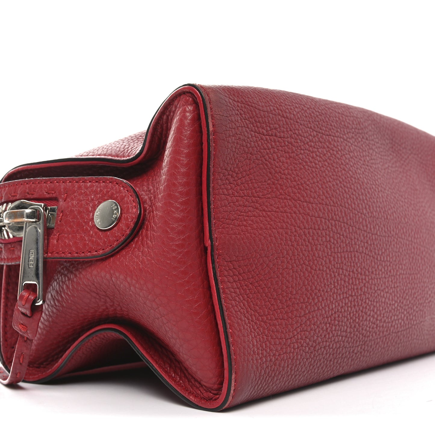 Cuoio Romano Selleria Lei Boston Tote Rosso