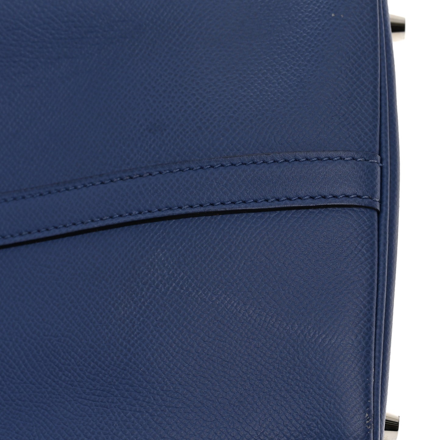 Epsom Tressage De Cuir Picotin Lock 22 MM Bleu Encre Brique Black