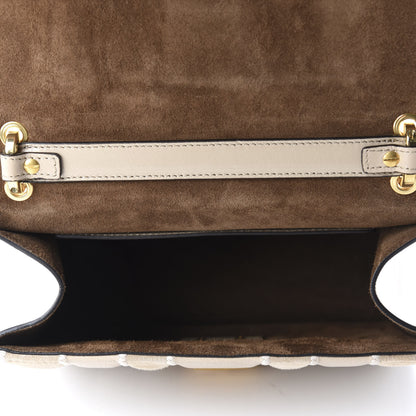 Fendi Agnello Old Shine Chamois F is Fendi Embossed Kan U Shoulder Bag Amido Nude 5 of 10