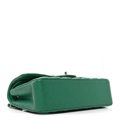 Chanel Caviar Quilted Small Double Flap Green 4 of 10