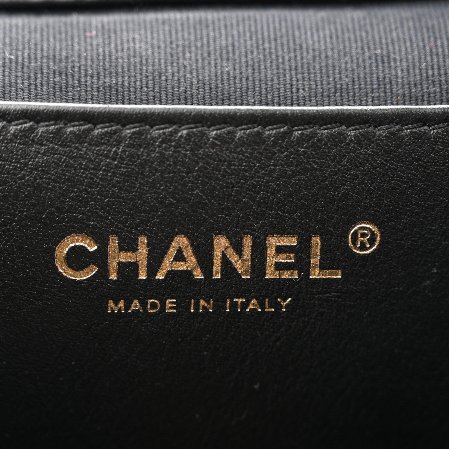 Chanel Lambskin Quilted Logo Mini Backpack Black 6 of 13
