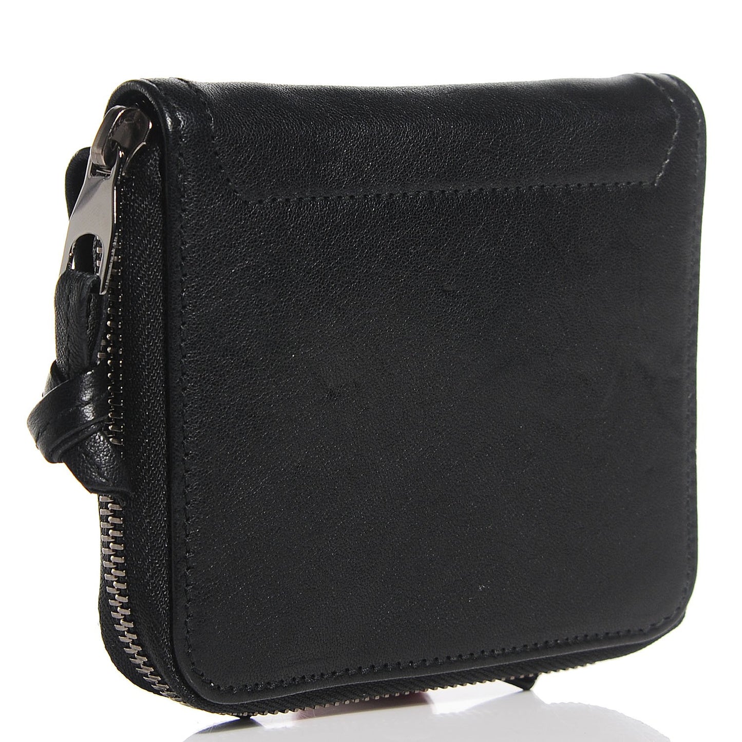 Lambskin Small PS1 Zip Wallet Black