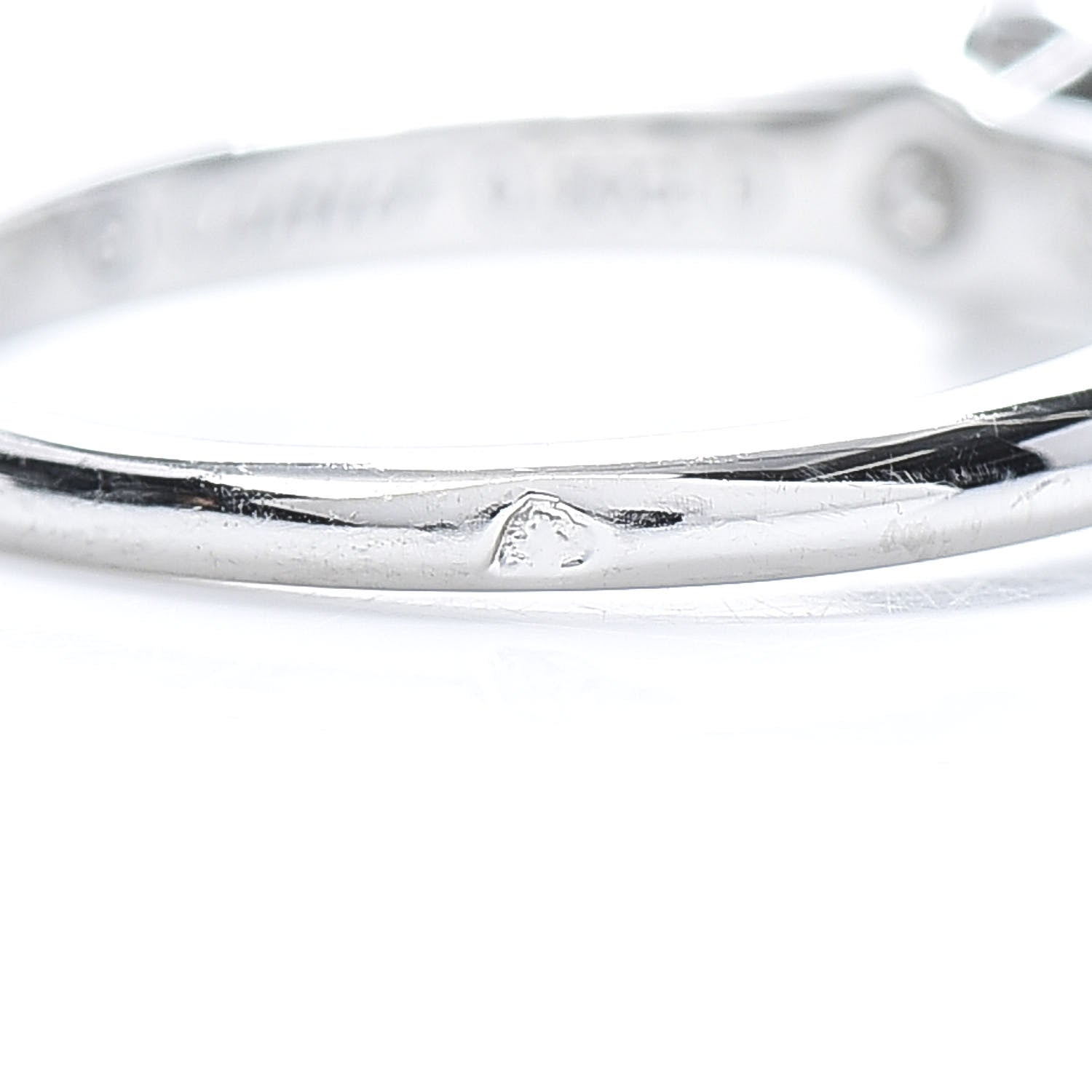 Cartier Platinum Diamond .30ct 1895 Solitaire Engagement Ring 48 4.5 7 of 8