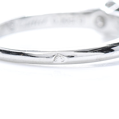 Cartier Platinum Diamond .30ct 1895 Solitaire Engagement Ring 48 4.5 7 of 8