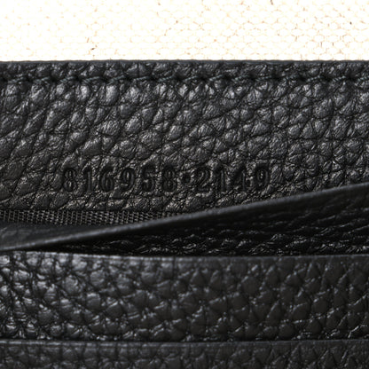 Gucci Piuma Calfskin Jumbo GG Embossed Super Mini Messenger Bag Black 7 of 10