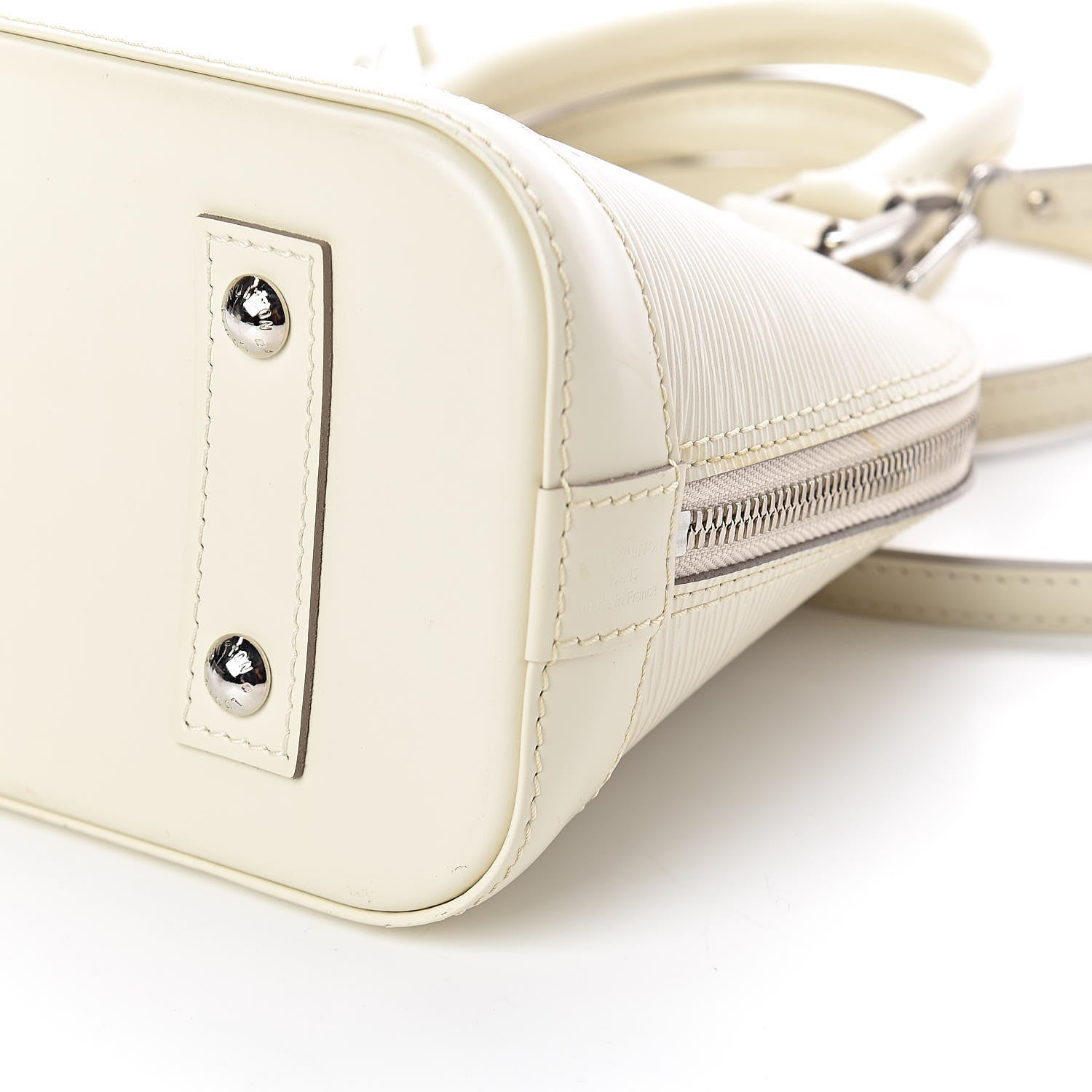 Louis Vuitton Epi Alma BB Ivory 8 of 9